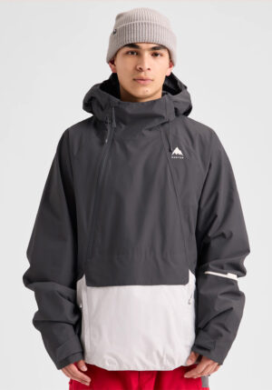 Burton Reserve Relaxed Anorak - Goth Gray/Gray Cloud