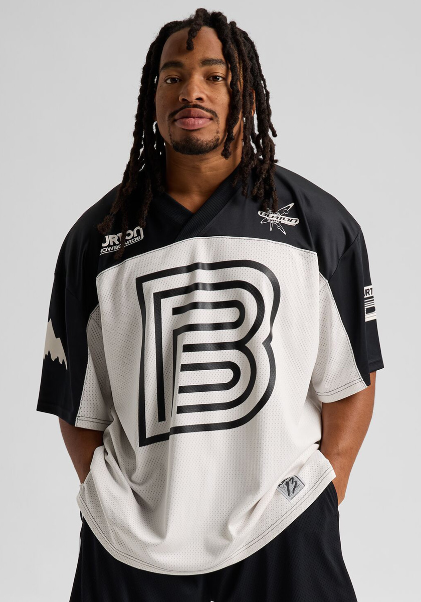 Burton Zeb Powell SS Jersey - Stout White/True Black - Image 2