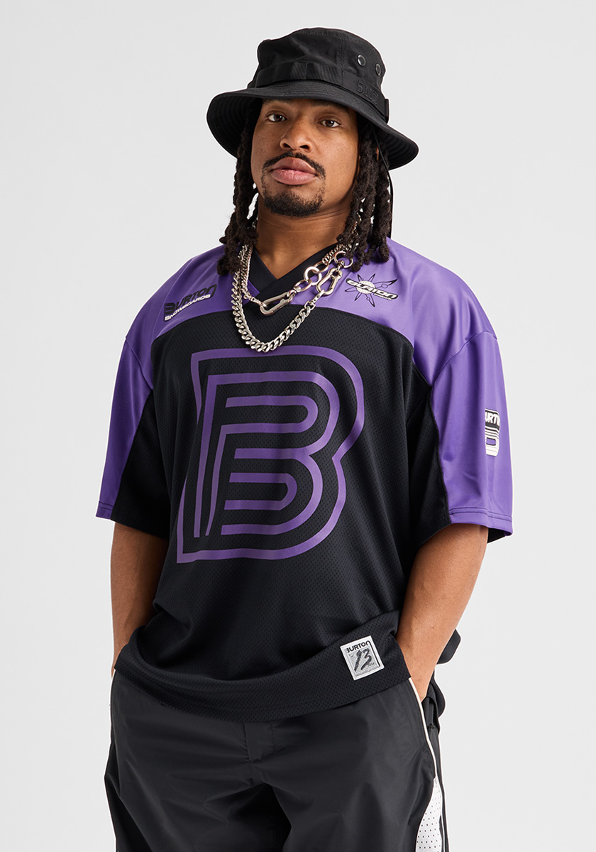 Burton Zeb Powell SS Jersey - Planet Purple/True Black - Image 3