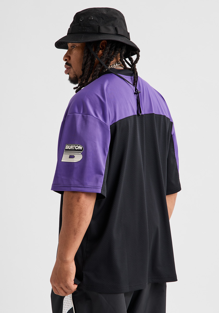 Burton Zeb Powell SS Jersey - Planet Purple/True Black - Image 2