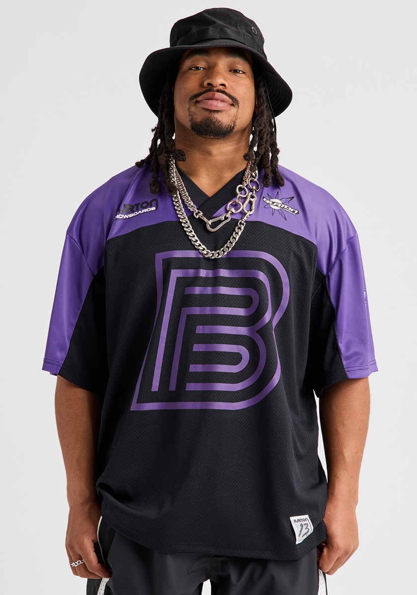 Burton Zeb Powell SS Jersey - Planet Purple/True Black