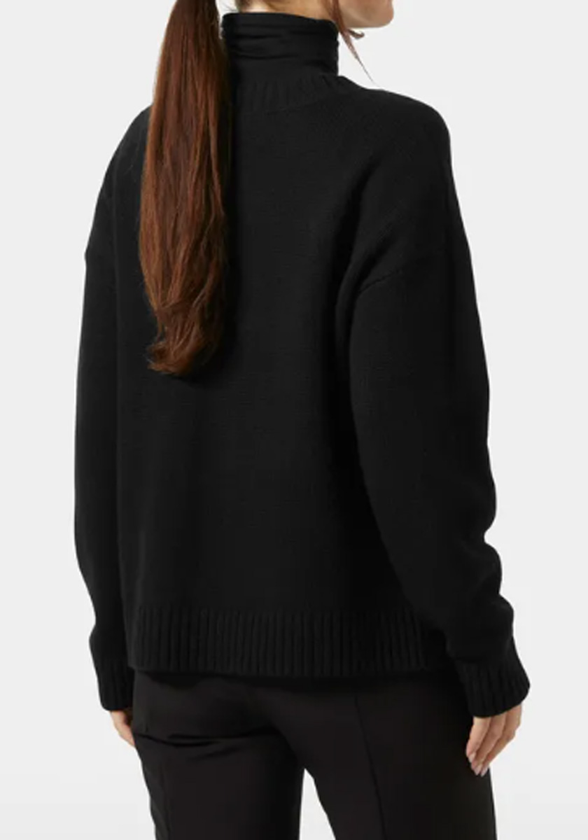 Helly Hansen Womens Bliss Ski Knit Sweater - Black - Image 2
