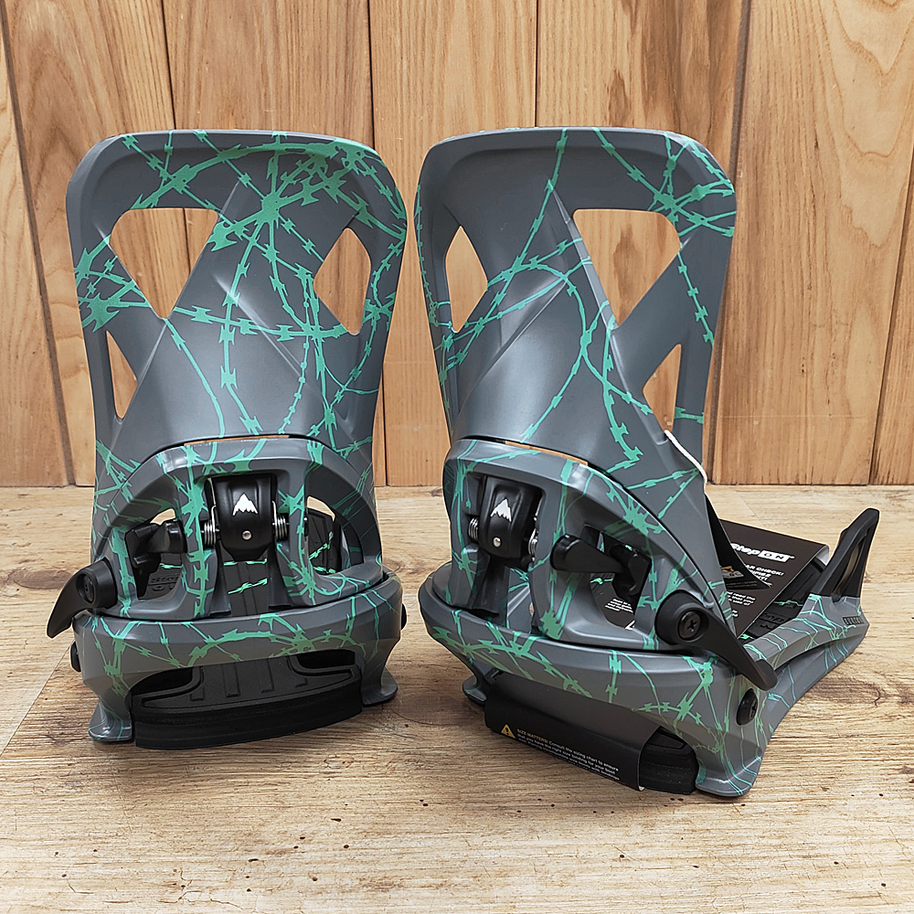 Burton Mens Step On Re:Flex Bindings 2027 - Gray/Green Voltage - Image 2